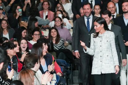 La reina Letizia preside la segunda jornada del Tour del Talento en Valladolid. J.M. LOSTAU