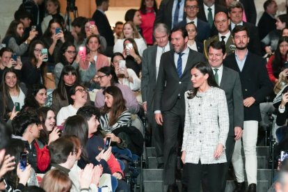 La reina Letizia preside la segunda jornada del Tour del Talento en Valladolid. J.M. LOSTAU
