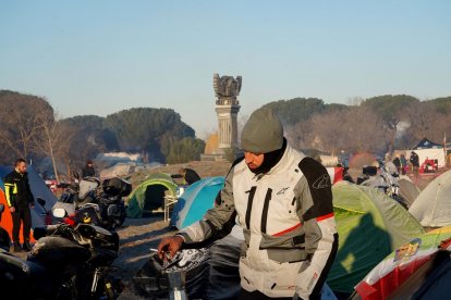 Sábado por la mañana en la concentración invernal Pingüinos 2022. -ICAL