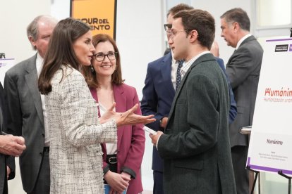 La reina Letizia preside la segunda jornada del Tour del Talento en Valladolid. J.M. LOSTAU