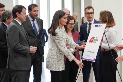 La reina Letizia preside la segunda jornada del Tour del Talento en Valladolid. J.M. LOSTAU