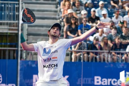 Jornada de martes en la pista central del Valladolid Máster. / WPT