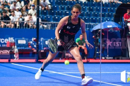 Jornada de martes en la pista central del Valladolid Máster. / WPT