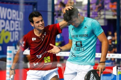 Jornada de martes en la pista central del Valladolid Máster. / WPT