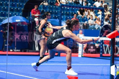 Jornada de martes en la pista central del Valladolid Máster. / WPT
