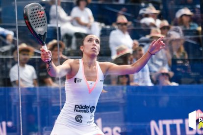 Jornada de martes en la pista central del Valladolid Máster. / WPT