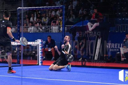 Jornada de martes en la pista central del Valladolid Máster. / WPT