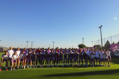 Primer entrenamiento del Real Valladolid 2023-24/ PHOTOGENIC/MIGUEL ÁNGEL SANTOS