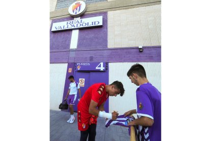Primer entrenamiento del Real Valladolid 2023-24/ PHOTOGENIC/MIGUEL ÁNGEL SANTOS