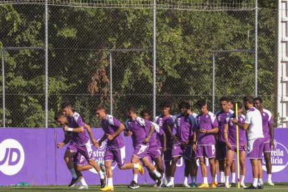 Primer entrenamiento del Real Valladolid 2023-24/ PHOTOGENIC/MIGUEL ÁNGEL SANTOS