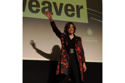Sigourney Weaver en el teatro Carrión de Valladolid.- PREMIOS GOYA