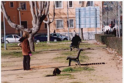 Plaza del Ejército en el barrio La Farola en 2003.- ARCHIVO MUNICIPAL VALLADOLID