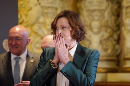 La actriz Sigourney Weaver, Goya Internacional 2024.-ICAL