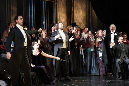 El espectáculo de 'La Traviata', en el Calderón. ICAL.