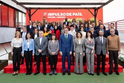 Reunión de la nueva Comisión Ejecutiva Federal del PSOE. -ÓSCAR PUENTE