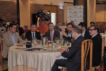 Desayunos de la Asociación de la Prensa Deportiva con José Manuel Franco. / M. G. EGEA