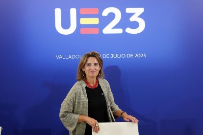 Reunión informal de ministros de Medio Ambiente y Energía en Valladolid presidida por la vicepresidenta tercera y ministra para la Transición Ecológica y el Reto Demográfico, Teresa Ribera. -ICAL