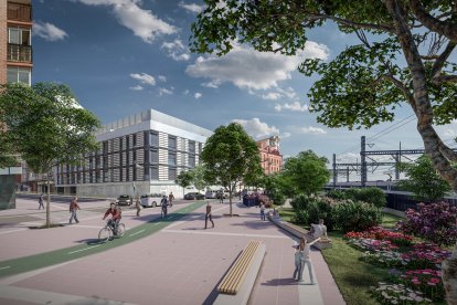 Proyecto del paso peatonal entre Labradores y Panaderos. Ayuntamiento de Valladolid