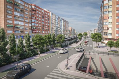 Mejora del paso peatonal de San Isidro con nuevas rampas. Ayuntamiento de Valladolid