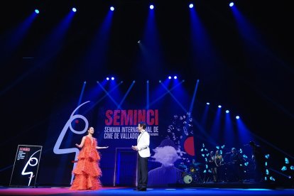 Eva Marciel y Javier Veiga en la Gala de inauguración.- ICAL