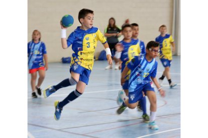 Clausura de los Juegos Escolares de balonmano de la Diputación en Viana de Cega. / M. ÁLVAREZ