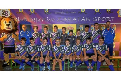 Foto del equipo B del Zaratán Sport de la categoría infantil.