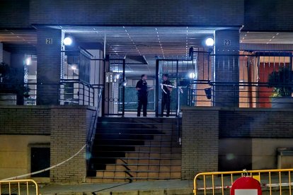 Explosión en el edificio de Parquesol. -E.M.
