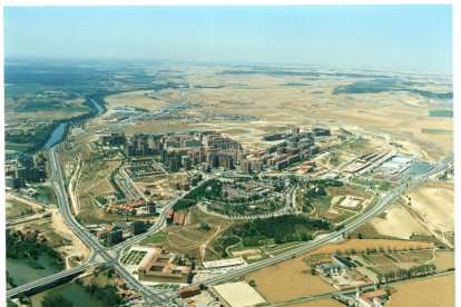 Panorámica de Parquesol en 1993.- ARCHIVO MUNICIPAL DE VALLADOLID