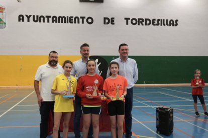 Clausura de la competición de bádminton en Tordesillas. / E. M.
