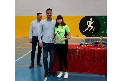 Clausura de la competición de bádminton en Tordesillas. / E. M.