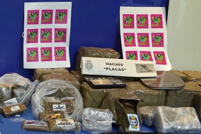 Droga incautada en la macrorredada de Valladolid, incautada en la operación Santo.-ICAL