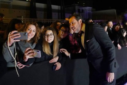 Oscar Puente en la alfombra roja de la 38 edición de los Premios Goya - ICAL