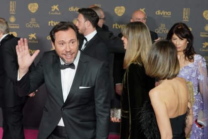Oscar Puente en la alfombra roja de la 38 edición de los Premios Goya - ICAL