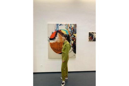 Ana Cubero en la Galería Javier Silva. | G. J. S.