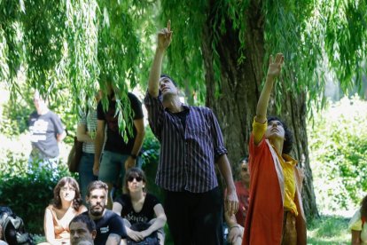 Jornada del sábado en el TAC 2022 de Valladolid. 'Conversación con un árbol'.- J. M. LOSTAU