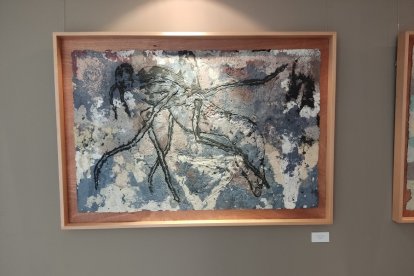 'Mosquito', trabajo realizado en pulpa de papel