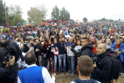 Toro de la Vega 2015 Antitaurinos concentrado en Tordesillas en Tordesillas