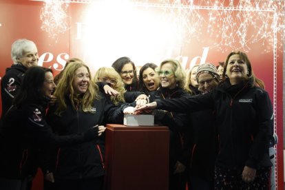 Encendido de luces de El Corte Inglés. -PHOTOGENIC/ CARLOS LLORENTE