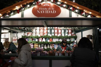 Encendido de luces de El Corte Inglés. -PHOTOGENIC/ CARLOS LLORENTE