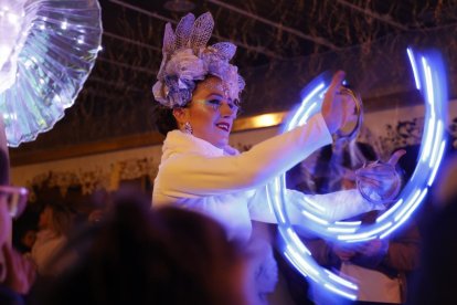 Encendido de luces de El Corte Inglés. -PHOTOGENIC/ CARLOS LLORENTE