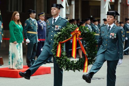 La Guardia Civil de Valladolid celebra el 179 aniversario con  la delegada del Gobierno en Castilla y León, Virginia Barcones. ICAL