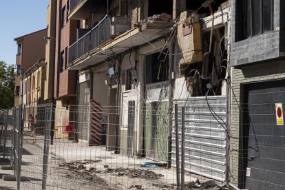 Edificio de la calle Goya que sufrió una explosión de gas. -PHOTOGENIC