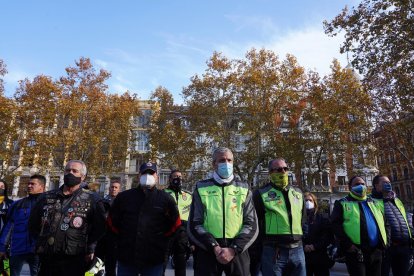 Homenaje a las víctimas de accidentes de tráfico en Valladolid.| ICAL
