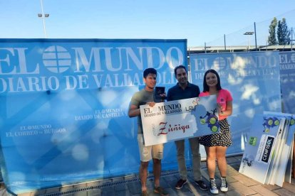 Primer premio en el campeonato de Tenis, Daniel Cuadrado