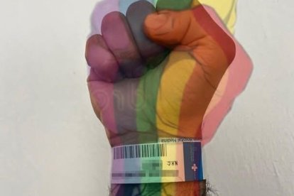 Publicación en Instagram del joven que sufrió una agresión homófoba en Pozaldez. -E.M.