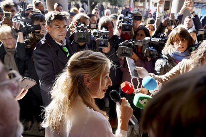 Acto de escucha de la plataforma Sumar en Valladolid con la presencia de la vicepresidenta del Gobierno y ministra de Trabajo y Economía Social, Yolanda Díaz. ICAL