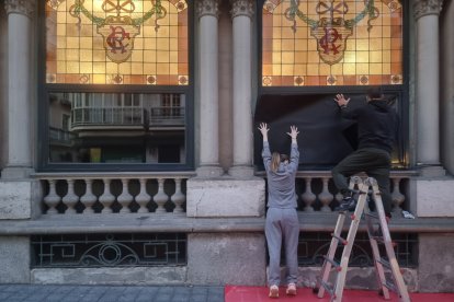 El Club 1844 cubre sus ventanas para asegurar la privacidad de los invitados. PHOTOGENIC