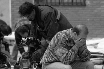 Incendio en la discoteca Siete Siete de Valladolid el 6 de octubre de 1996. J. M. LOSTAU