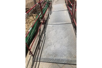 Estado de las obras de la calle Panaderos de Valladolid. E.M.