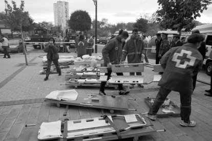 Incendio en la discoteca Siete Siete de Valladolid el 6 de octubre de 1996. J. M. LOSTAU